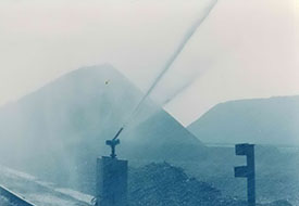 秦皇島煤碼頭水霧抑塵裝置